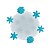 Molde de  Silicone 098 - Floco de Neve Sortido Pequeno - Imagem 1