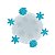Molde de  Silicone 098 - Floco de Neve Sortido Pequeno - Imagem 2