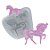 Molde de  Silicone 155 - Cavalo Médio + Cavalinho Pequeno - Imagem 1