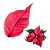 Molde de  Silicone 163 - Marcador de Poinsettia - Imagem 3
