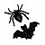 Molde de  Silicone 242 - Morcego Aranha - Halloween Flexarte - Imagem 3