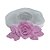 Molde de  Silicone 390 - Rosa Grande c/ Folhas - Imagem 1