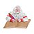 Molde de  Silicone 458 - Papai Noel Escritor - Imagem 3