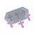 Molde de  Silicone 497 - Trio de Mini Cruzes - Imagem 1