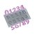 Molde de  Silicone 511 - Números Flash Médio - Imagem 1
