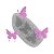 Molde de  Silicone 867 - Trio de Borboletas Sole - Flexarte - Imagem 1