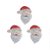Molde de  Silicone 891 - Trio de Papai Noel Juliman - Imagem 3