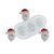 Molde de  Silicone 891 - Trio de Papai Noel Juliman - Imagem 1