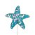 Molde de  Silicone 914 - Pirulito Estrela do Mar 5cm - Fundo do Mar - Imagem 2