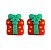 Molde de Silicone 1017 - Par de Presentinhos de Natal 2cm - Imagem 2