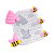 Molde De Silicone 141 - Mini Abelhas + Colméia - Flexarte - Imagem 1