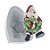 Molde de Silicone 204 - Papai Noel c/ Guirlanda - FLEXARTE - Imagem 1