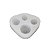 Molde Miolo Flor Papoula - 102MMP - Flexarte - com 1 peça - Imagem 1