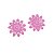 Molde de Silicone 1044 - Florzinhas Juno - 3cm - Flexarte - Imagem 4