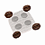 Molde de Silicone 1052 - Grãos de Café Tathy 1,6cm Flexarte - Imagem 1