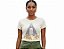 Camiseta Feminina Católica Nossa Senhora Aparecida Algodão - Imagem 2