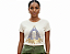 T-Shirt Feminina Católica Nossa Senhora Aparecida Algodão - Imagem 3