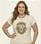 T-Shirt Pluis Size Feminina Leão Judá Algodão - Imagem 2