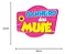 Placa Banheiro Das Muié MDF EVA 30x23cm GRINFEST - Imagem 2