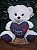 Urso de Pelúcia “I Love You” – Branco - Imagem 2
