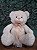 Urso de Pelúcia Grande Bege com Laço - Imagem 2