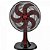 Ventilador de Mesa Ventisol Turbo 6 30cm Vermelho 127v - Imagem 1