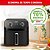 Fritadeira Sem Óleo Air Fryer Arno Mega AFM7 7,5L Preta 127V - Imagem 6