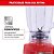Liquidificador Arno Power Mix LQ34 700W Limpa Fácil Vermelho 220V - Imagem 6