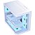 Gabinete Gamer Aerocool ATX P500C Branco Lateral Vidro - Imagem 3