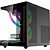 Gabinete Gamer C3Tech Aquarius MT-G810 Sem Fans Preto - Imagem 2