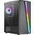 Gabinete Gamer Aerocool Blade Preto RGB Lateral Vidro - Imagem 1