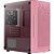 Gabinete Gamer Aerocool Trinity Mini Rosa Lateral Vidro - Imagem 2