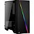 Gabinete Gamer Aerocool Mini Cylon Preto RGB Lat. Acrílico - Imagem 1