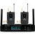 Sistema de Microfone Duplo Sem Fio Leson LS962 Preto - Imagem 1