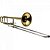 Trombone de Vara Harmonics Tenor BB/F HSL-801L Laqueado - Imagem 2