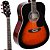 Violão Giannini GD1 EQ Eletroacústico Dreadnought 3 Tone Sunburst - Imagem 2