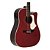 Violão Tagima Andes Folk Eletroacústico Aço Candy Apple Satin - Imagem 2