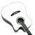 Violão Strinberg CD40 Aço Eletroacústico White Sparkle - Imagem 5