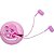 Fone de Ouvido Letron Fini Beijo Rosa - Imagem 1