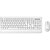 Kit Teclado e Mouse Sem Fio Lecoo KW202 Branco - Imagem 1