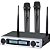 Microfone Sem Fio Duplo VLR502 Plus Vokal - Imagem 1