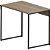 Mesa Escrivaninha Industrial Multivisão Urbana Madeira - Imagem 1