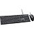 Kit Mouse e Teclado Fortrek C13 Office USB ABNT2 Preto - Imagem 7