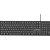 Teclado Office Fortrek K15 Slim USB ABNT2 Preto - Imagem 1
