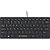 Teclado Mini Office Fortrek K13 USB ABNT2 Preto - Imagem 1