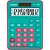 Calculadora de Mesa Casio MX-12B-GNRD 12 Dígitos Rosa/Verde Claro - Imagem 1