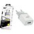 Carregador USB 1A WC1A 1 Saída Branco Bivolt ELG - Imagem 1