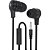 Fone de Ouvido 5+ Easy Flat Com Microfone Preto - Imagem 2
