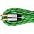 Cabo Guitarra P10 x P10 5m CBGU0004 Verde Têxtil Storm - Imagem 1