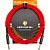 Cabo Para Instrumento Hayonik Player P10 x P10 3m Vermelho - Imagem 1